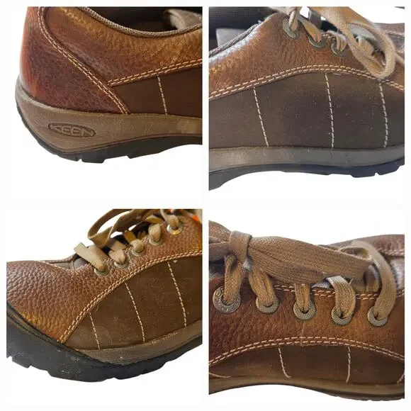Keen Women's Presidio Sneakers Shoes Hiking or Trail Shoes Brown Leather sz 11 - Picture 11 of 12